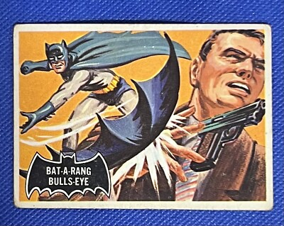 #ad 1966 Topps Batman #32 BAT A RANG BULLS EYE $5.50