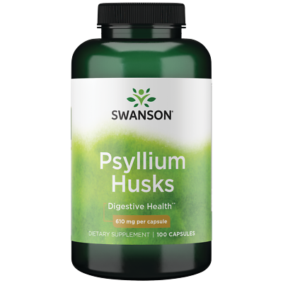 #ad Swanson Psyllium Husks 610 mg 100 Capsules $9.60