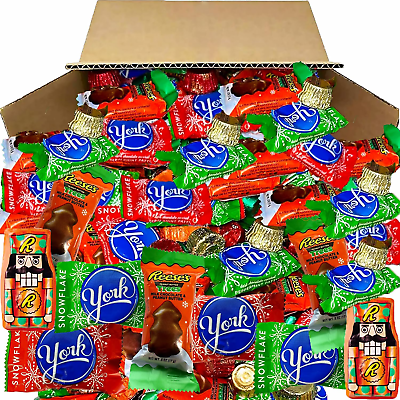 #ad Bulk Christmas Chocolate Mix 5 Lb Individually Wrapped Holiday Candy Miniature $15.88