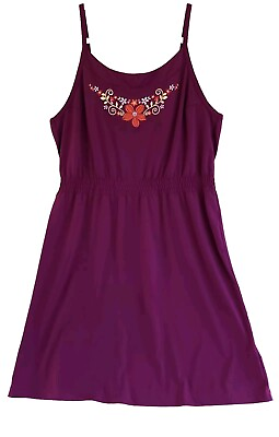 #ad REI Co op Dress Womens Large Purple GorpCore Outdoor Hiking Travel Lightweight $26.99