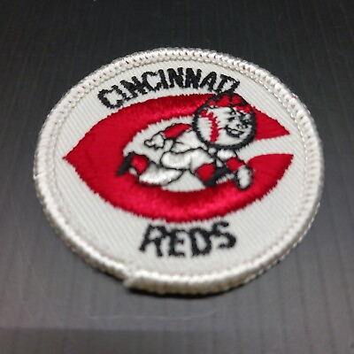 #ad Cincinnati Reds Mr. Red Mascot Sew On Patch 2 inches $5.49