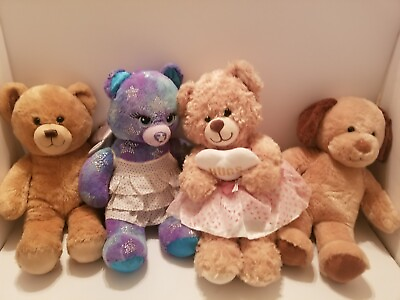 #ad 4 Build A Bear Teddy Bears $14.10