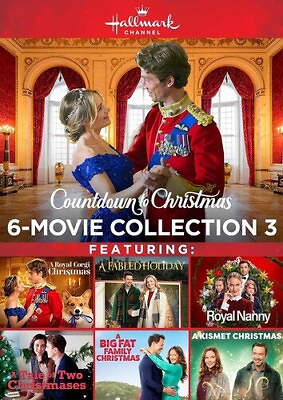 #ad Hallmark Countdown to Christmas 6 Movie Collection 3 New DVD $21.99