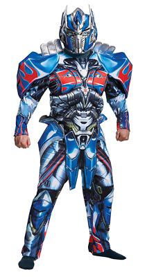#ad Men#x27;s Optimus Prime Deluxe Costume Transformers Movie 5 Adult XX Large 50 52 $44.67