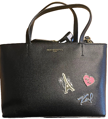#ad Karl Lagerfeld Paris Handbag W th Pins $145.98