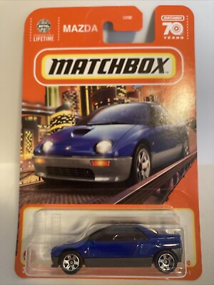 #ad NEW 2023 Matchbox #3 70 Years Blue 1992 Mazda Autozam AZ 1 SAME DAY BOX SHIP $7.99