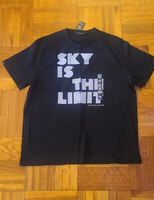 #ad Sean John Mens Sky Is The Limit Graphic T shirt Black Size XXL $19.99