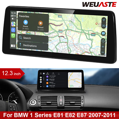 #ad 12.3#x27;#x27; Android Car GPS Stereo Player Dash For BMW 1 Series E81 E82 E87 2007 2011 $396.32