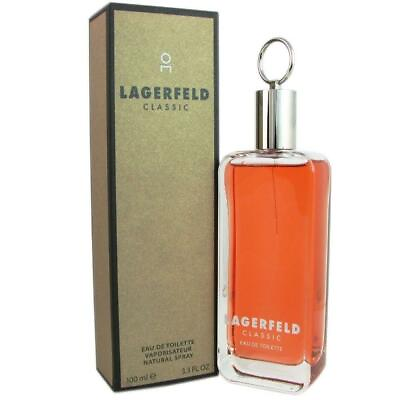 #ad LAGERFELD CLASSIC by Karl Lagerfeld 3.3 3.4 oz EDT Cologne for Men New In Box $20.86