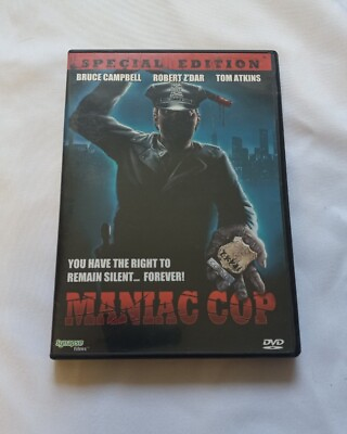 #ad Maniac Cop Special Edition DVD RARE HORROR OOP Synapse Films Tom Atkins $16.95