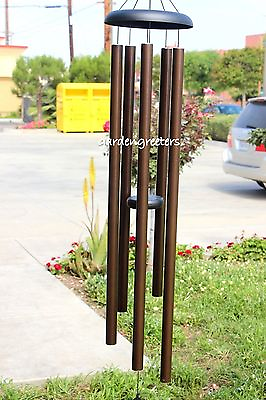 #ad LARGE 60quot; WIND CHIME BROWN 60quot; LARGE WIND CHIME Deep tone $163.99