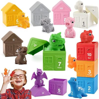 #ad Dinosaur 10pcs Finger Puppets Set Animal Finger Puppets Hand Toy Party Favors $22.98