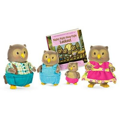 #ad Li#x27;l Woodzeez Owl Family Set – Whooswhoo Owls with Storybook – 5pc Toy Set $14.09