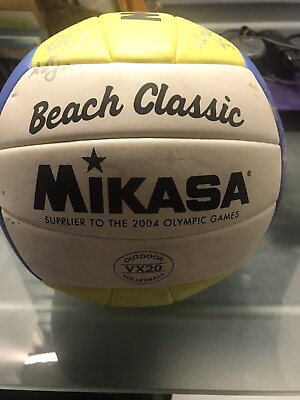 #ad Mikasa vollyball Game Ball signed Pablo Diego Gutierrez amp; Argentina Team Players $150.00
