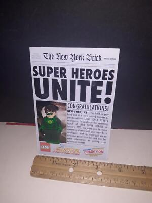 #ad Lego NYCC Green Lantern *Read Description* DC Minifigure 2011 Used Condition $559.55