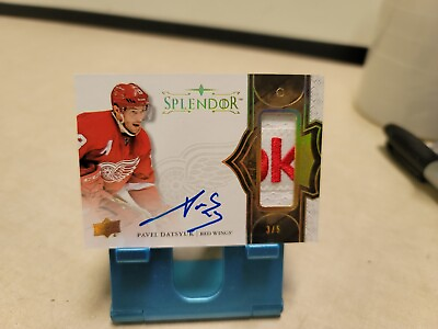 #ad #ad 2017 18 Pavel Datsyuk The Cup Splendor Game Used Patch Auto 5 $500.00