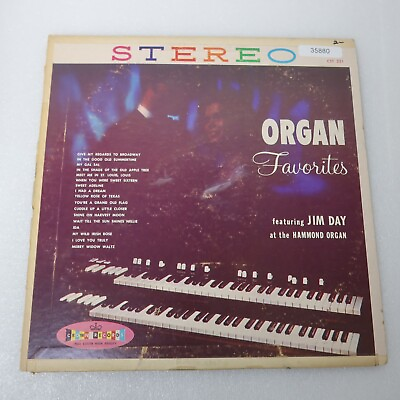 #ad Big Jim Day Organ Favorites LP Vinyl Record Album $4.62