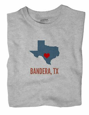 #ad Bandera Texas TX T Shirt HEART $18.99