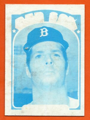 #ad 1972 Topps Proof Blank Back #488 Mike Nagy VG VGEX MARKED Boston Red Sox Scarce $100.00