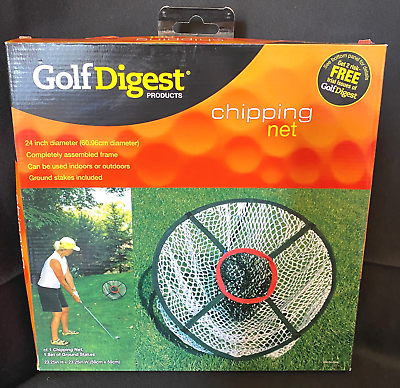 #ad Golf Digest 24quot; Chipping Net Indoor Outdoor Practice Open Box Factory Sealed $11.20