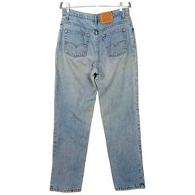 #ad Levi#x27;s VTG SZ 14 1992 16550 0291 High Waisted Mom Jeans Beautiful Fade $39.00