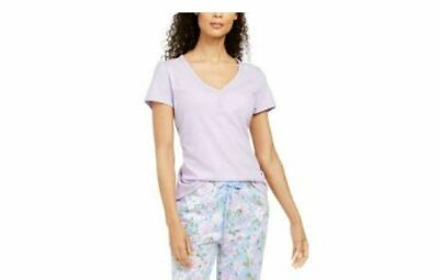 Charter Club Cotton Knit Pajama T Shirt LAVANDER SKY COLOR M 5589 $9.59
