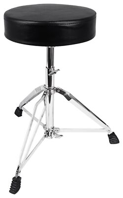 #ad Rockville RDS30 Deluxe Thick Padded Foldable Drum Throne Stool Adjustable Height $37.95