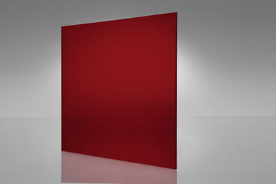 #ad Transparent Red Plexiglass Sheet 1 8quot; Thickness Cut 5.9quot; x 8.27quot; A5 Acrylic ^ $8.94