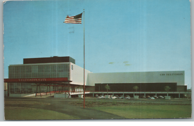 #ad Vintage Postcard CBS Television City Beverly Blvd. Fairfax Ave. Hollywood $4.99