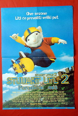#ad STUART LITTLE II MICHAEL J.FOX 2002 RARE SERBIAN MOVIE POSTER $16.74