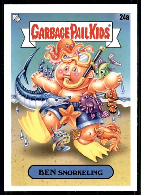 #ad 2021 Garbage Pail Kids Go on Vacation Base #24a BEN SNORKELING $0.99