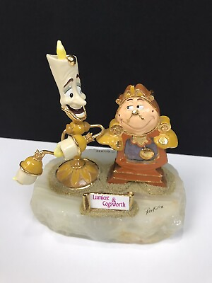 #ad Disney Ron Lee 1992 Beauty and the Beast LUMIERE amp; COGSWORTH Figurine 1064 2050 $199.00