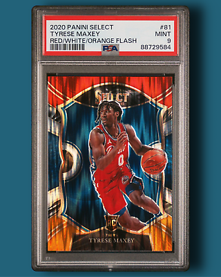 #ad Tyrese Maxey: 2020 Panini Select Rookie Card PSA 9 $29.99