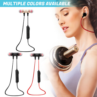 #ad Bluetooth Waterproof Earbuds Stereo Sport Wireless Headphones in Ear Headset $9.99