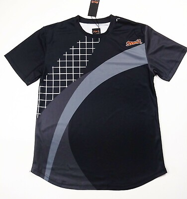 #ad Le Tigre Black Logo patch 100% Authentic T Shirt jersey Mens Size Medium new $39.00