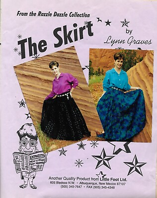 #ad The Skirt Pattern From Razzle Dazzle Collection by Lynn Graves Womens Pattern $12.50