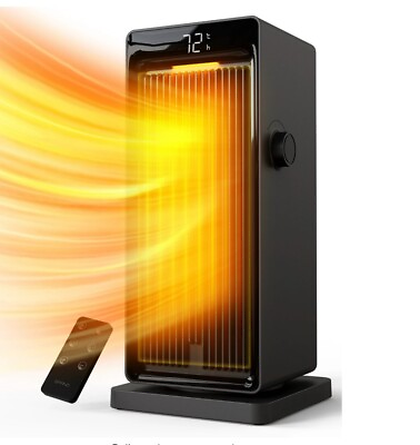#ad ALROCKET 1500W Tower Heater with Oscillation ECO thermostat for Indoor Bedroom O $90.00