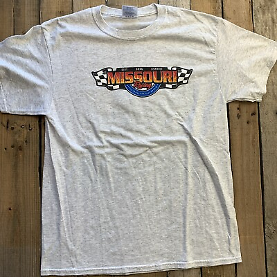#ad Missouri Racing Dirt Drag Asphalt Mens T Shirt Size M $14.99