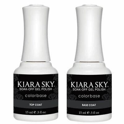 Kiara Sky Color Base amp; Top Coat Duo 0.5 oz Duo On Sale $24.99