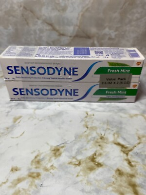 #ad 2 x 75g Sensodyne Fresh Mint Sensitive Toothpaste For Cool Freshness 150g Total $14.97