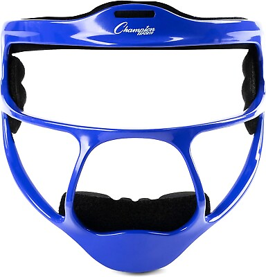 #ad Champion Sports Magnesium Softball Facemask Size Youth Color Blue $49.99