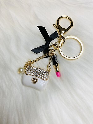 #ad Mini Handbag Lipstick Bag Charm Keychain Keyring Purse Pendant $12.99