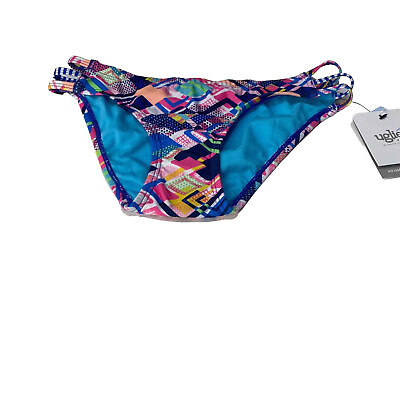 #ad Dolfin Uglies Multicolor Bikini Bottom Swimsuits Women Size M summer beach New $19.90