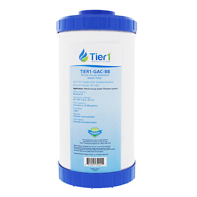#ad 10 x 4.5 20 Micron Granular Activated Carbon Water Filter $26.25