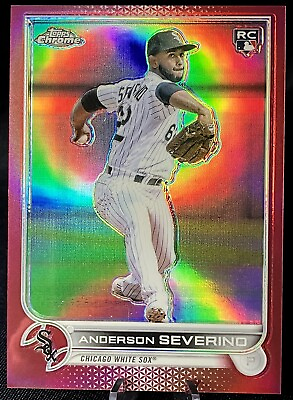 #ad 2022 Topps Chrome Update Red Refractor 25 Anderson Severino Rookie Card #USC22 $34.95