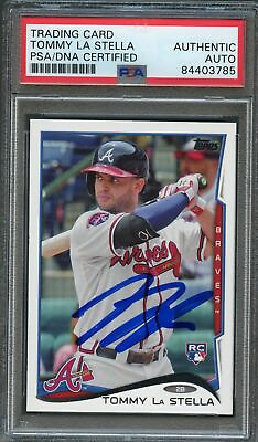 #ad 2014 Topps Update #US 214 Tommy La Stella Signed Card PSA Slabbed Auto RC Rookie $69.99