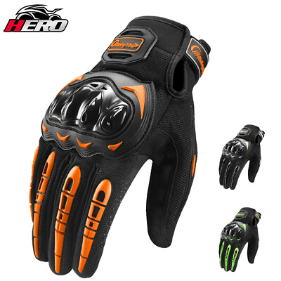 #ad Motorcycle Gloves for Men Women Full Finger Touchscreen Motorbike Riding Gloves $12.99