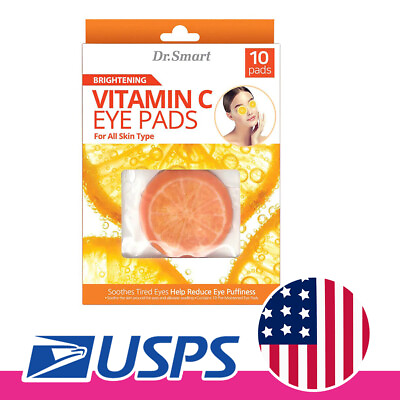 #ad Dr Smart Eye Pads Mask Vitamin C Brightening 10 Sheets K Beauty Korea US Seller $9.00