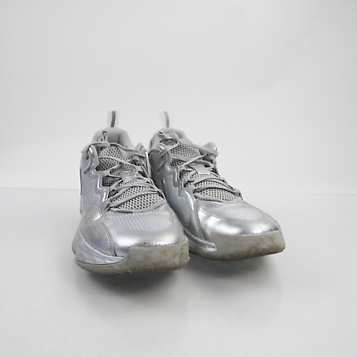 #ad adidas Dame Basketball Shoe Men#x27;s Silver Used $35.00