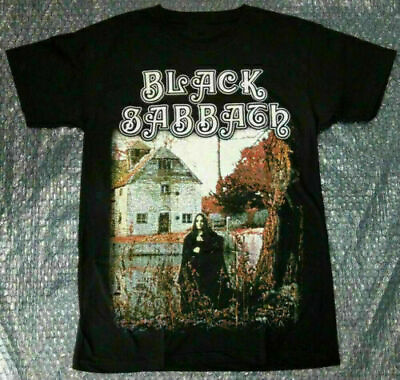 #ad Black Sabbath First Album Vintage T Shirt Unisex Black Tee Gift Cotton S 2345XL $18.99